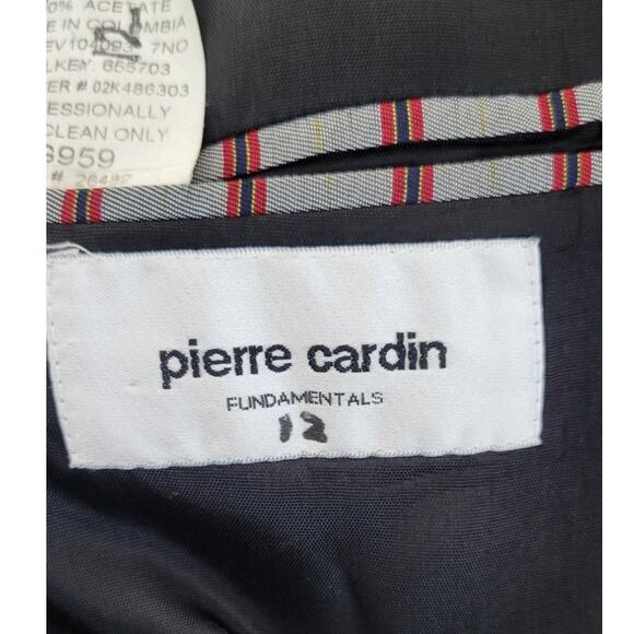 Pierre Cardin Fundamentals Blazer Mens 46L Beige Three Button 100% Wool Lined - Picture 8 of 9